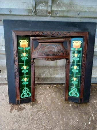 Image 1 of CAST IRON FIRE SURROUND FOR OPEN FIRE