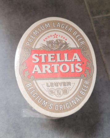 Image 2 of Large pack of 125 Stella Artois beer coasters