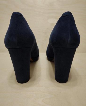 Image 24 of New Clark's Narrative Kendra Sienna Navy Suede Shoes UK 5.5