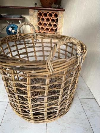 Image 1 of Log / Display / Laundry / Decorative Open Weave Basket