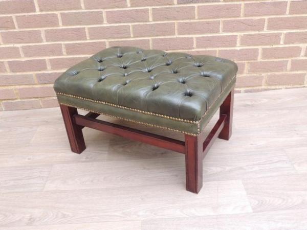 Image 6 of Chesterfield Vintage Footstool H Frame (UK Delivery)
