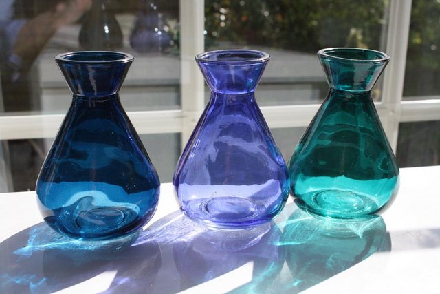 Image 1 of 3 Different Glass Coloured  Crocus Trio,Never used.