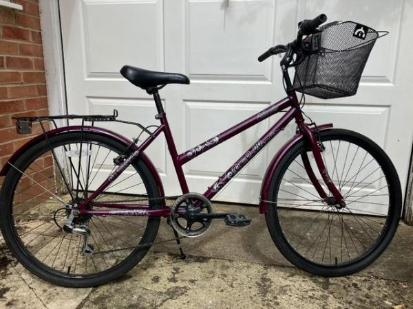 Image 1 of Ladies bicycle with front basket & rear rack