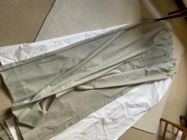 Image 3 of Pair of long lined curtains