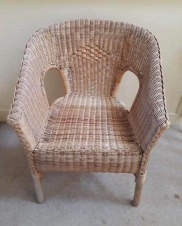 Image 1 of Wicker chair . . . . . . . . .