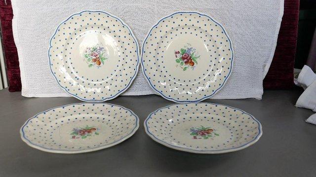 Preview of the first image of COPELAND SPODE POLKA DOT PLATES.