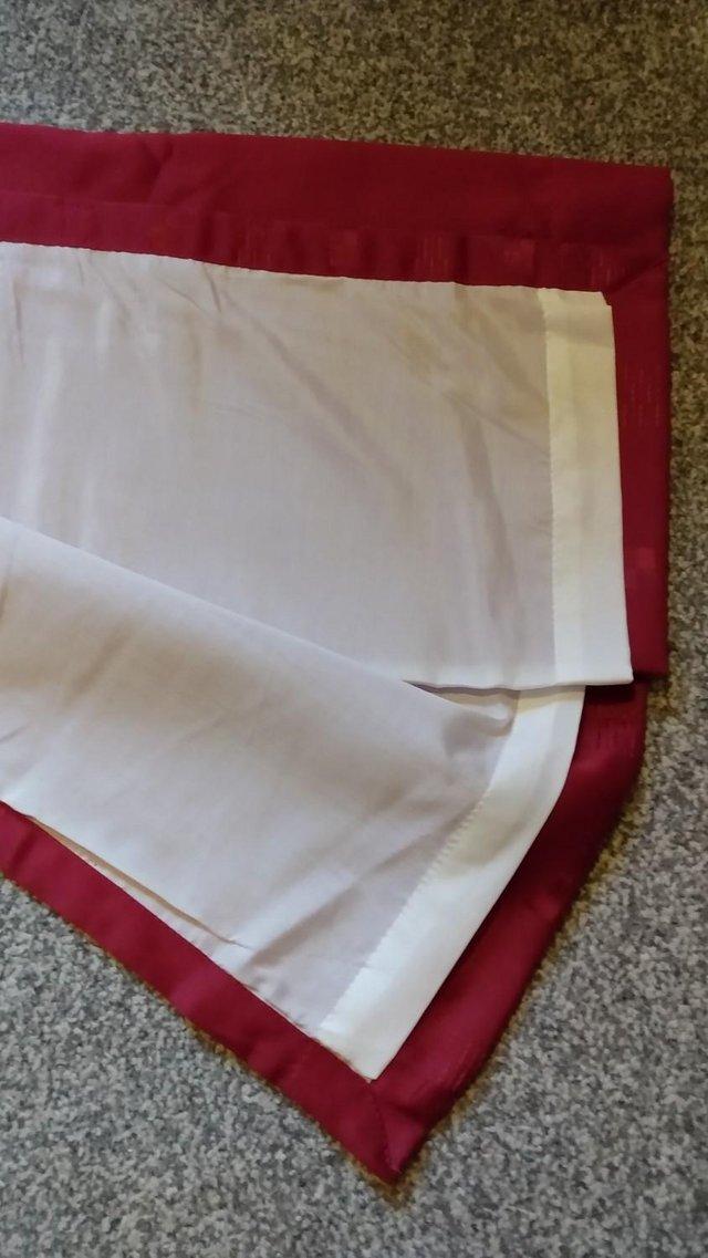 Preview of the first image of Pair of lined Curtains, new and unused.