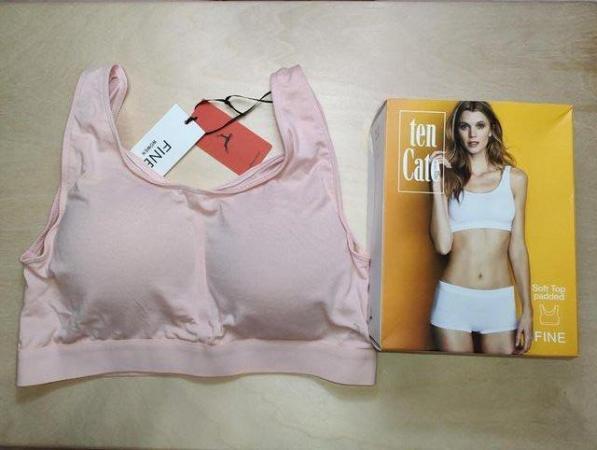 Image 21 of Ten Cate Vest Pink Large. Pink & Grey Bra Medium 12/14
