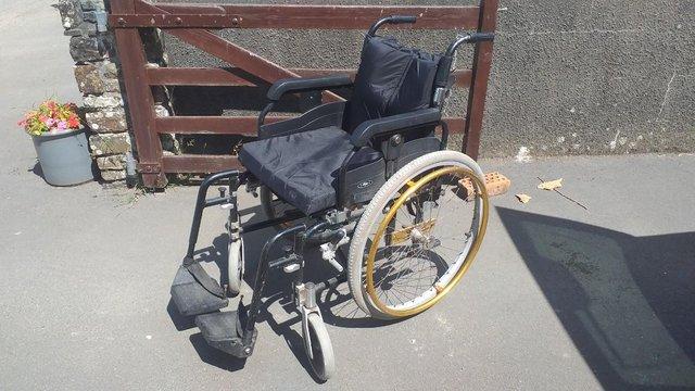 Preview of the first image of Self propelled Wheelchair with cushion.