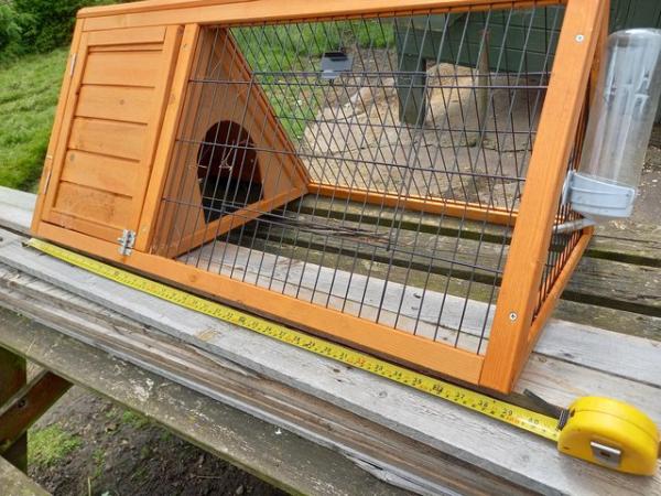 Image 2 of Outdoor wooden run for small rabbits guinea pigs etc