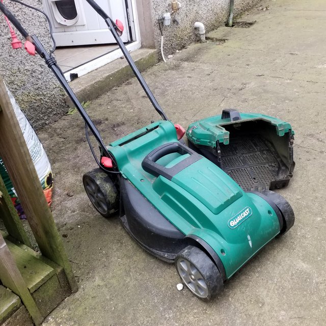 Preview of the first image of Small electric lawnmower.