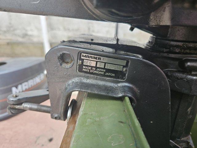 Preview of the first image of Outboard moter make mariner.4hp two stroke.