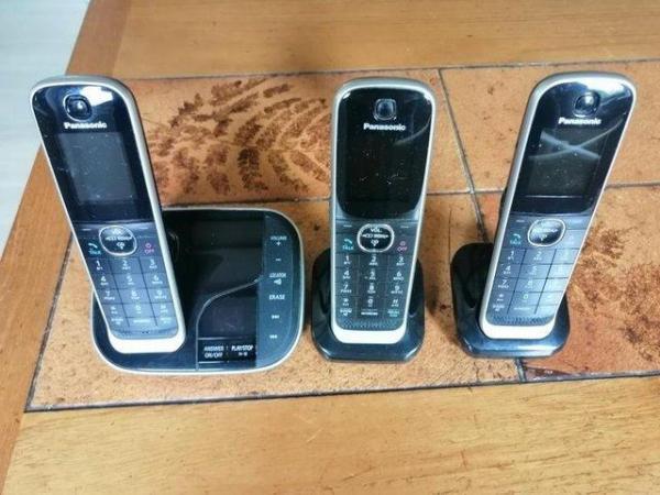 Image 1 of Panasonic Telephones - Set of Three