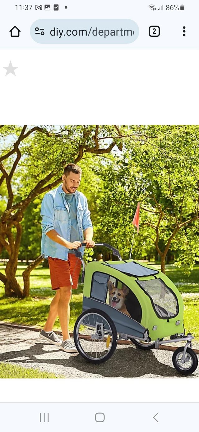 Preview of the first image of Dog Pram/Bike Trailer for Sale.