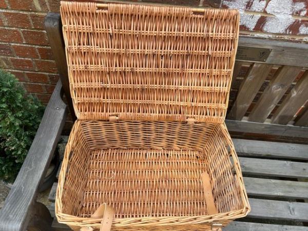 Image 3 of wicker basket or picnic basket