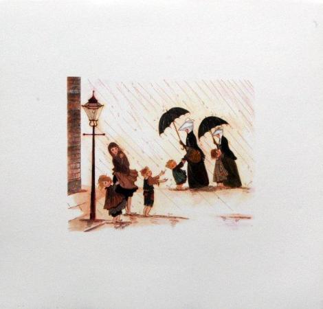 Image 1 of FRANCES LENNON MINIATURE PRINT 'LITTLE SISTERS OF THE POOR'