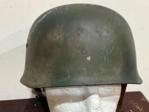 Image 5 of German paratroopers helmet comes complete