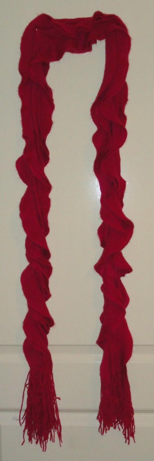 Preview of the first image of New Women's Dunnes Red Long Red Scarf.