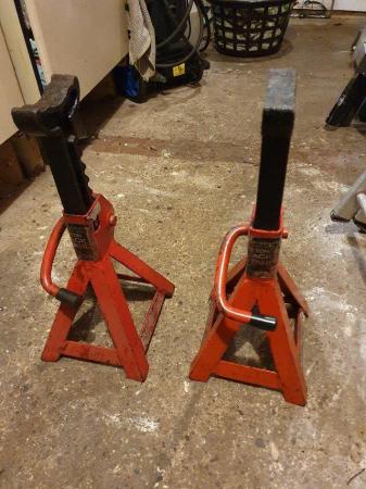Image 2 of axle stands 4 ton ( 2 ton each stand)