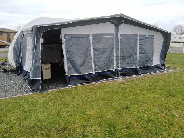 Preview of the first image of I have a size 15 camptech Savannah DL seasonal awning and ta.