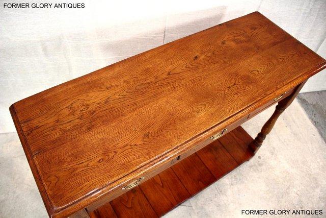 Image 60 of SOLID OAK HALL LAMP PHONE TABLE SIDEBOARD DRESSER BASE STAND