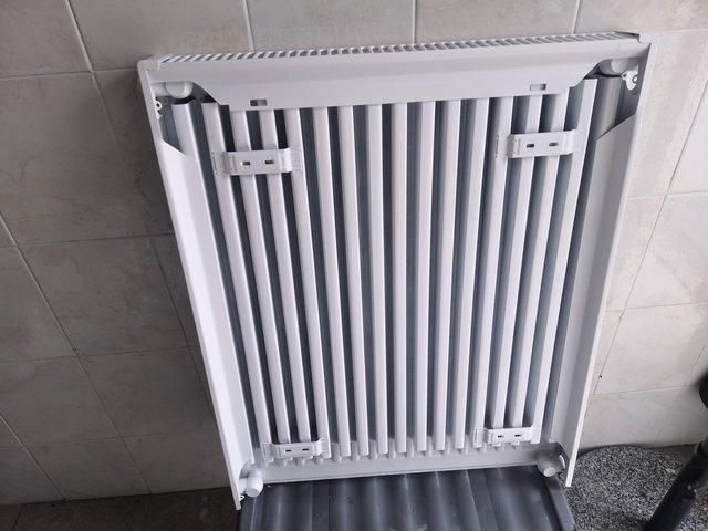 Preview of the first image of New White Radiator for gas central heating.