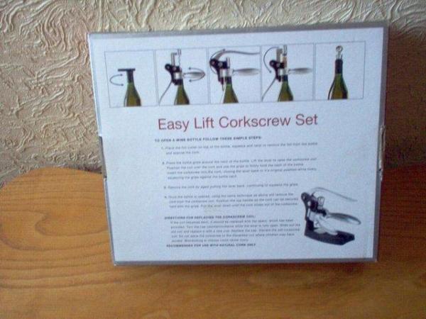 Image 2 of Easy Lift Corkscrew Set/Unused.