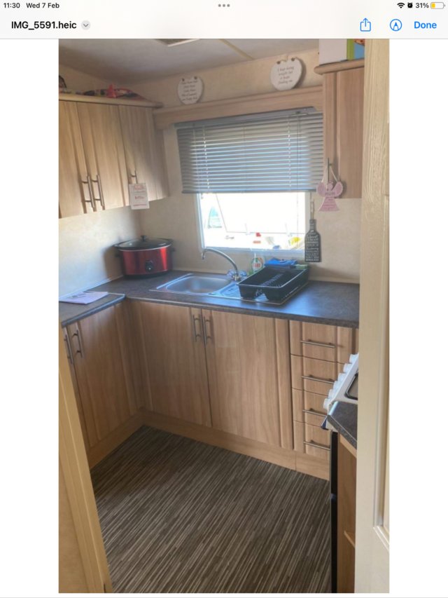 Preview of the first image of Caravan for sale haven st oyths.