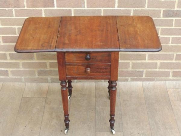 Image 6 of Edwardian Extendable Side Table (UK Delivery)
