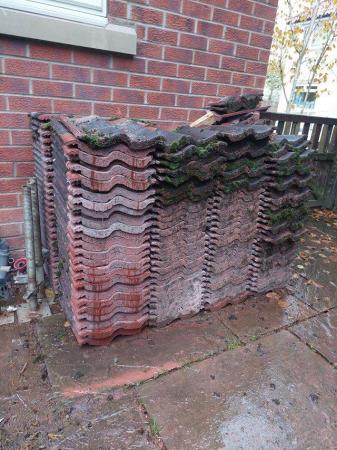 Image 1 of Roof Tiles 230 pieces lot - Terracotta