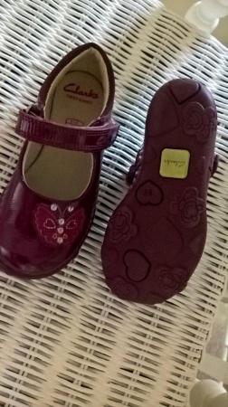 Image 2 of Girls Clarks Shoes (Size 6.5 F)