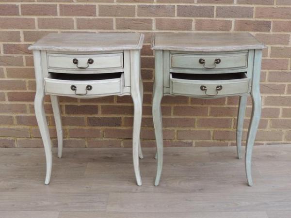 Image 7 of Pair of French Side Tables (UK Delivery)