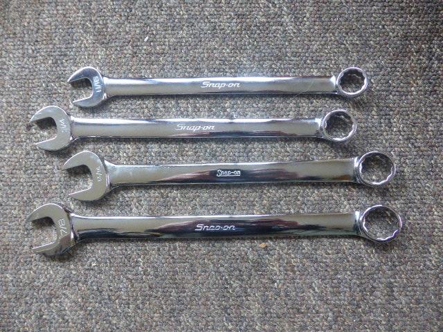 SnapOn Flankdrive Combination Wrenches Imperial sizes Unused