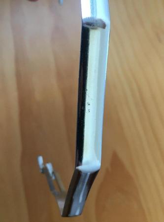 Image 2 of Vintage chrome(d) plate carrying handle.