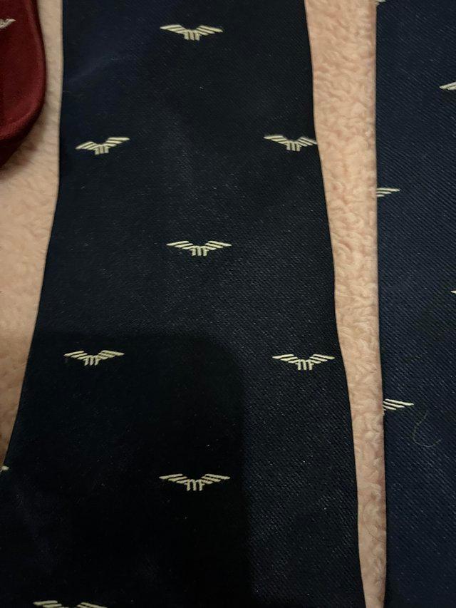 Preview of the first image of 3x vintage pilots ties very nice cond..