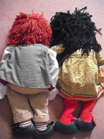 Image 2 of ROSIE & JIM LARGE RAG DOLLS - COLLECTABLE - EXCELLENT CONDIT