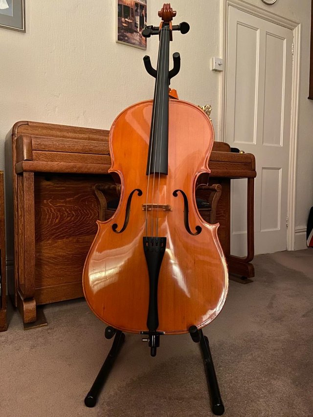 Preview of the first image of ¾ Size Stentor Cello Made by Andreas Zeller Romania.