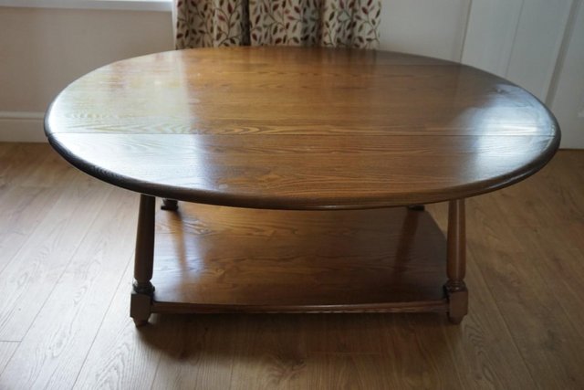 Image 2 of Ercol drop leaf coffee table
