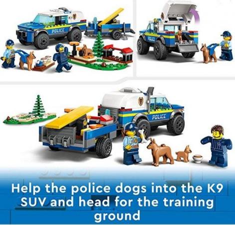 Image 1 of LEGO 60369 City Mobile Police Dog Training Set