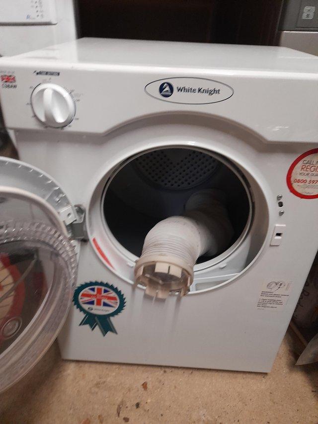 Preview of the first image of White Knight 3.5kg tumble dryer.