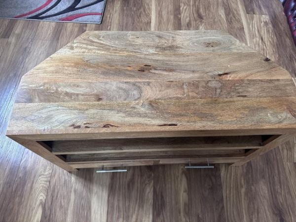 Image 1 of Wooden OAK furniture land TV table