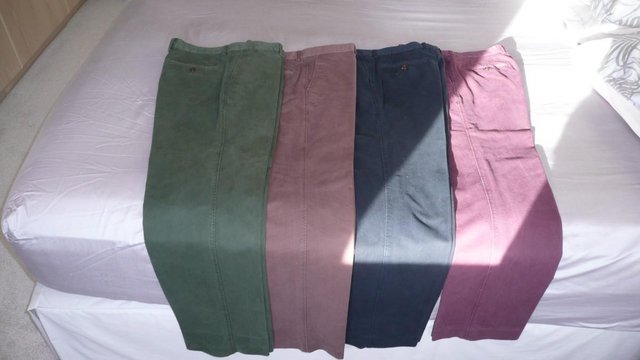 Preview of the first image of Gents trousers various colours.