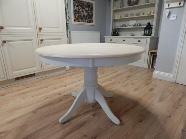 Image 11 of Beech Farmhouse Kitchen table / Dining table & 4 chairs