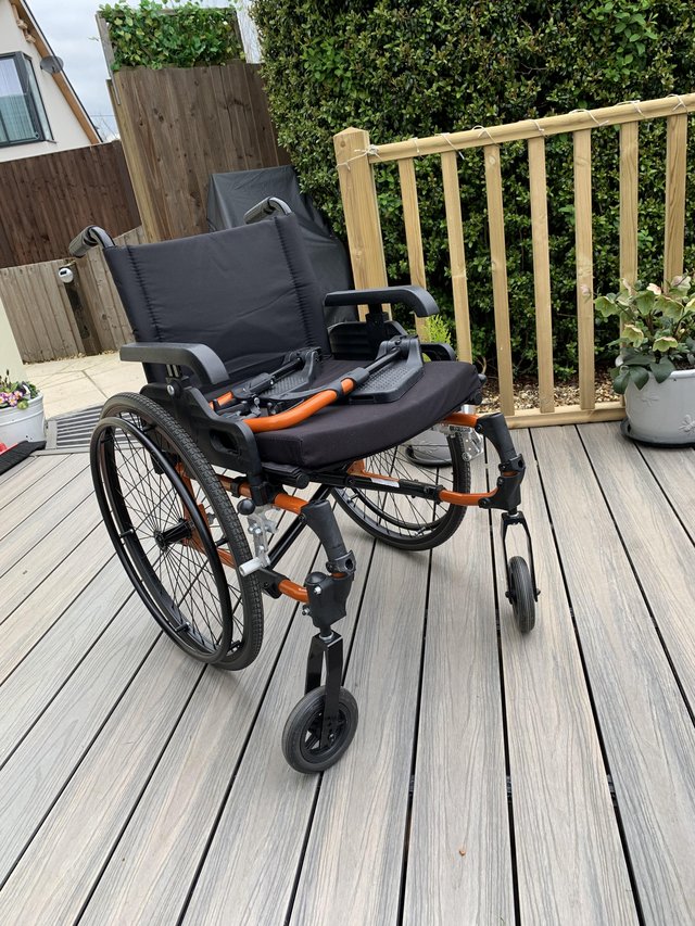 Preview of the first image of Wheelchair folding for disabled.