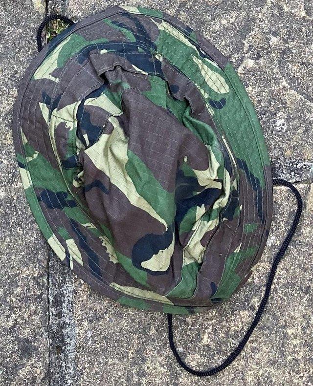 Preview of the first image of ARMY DPM BOONIE JUNGLE SUN HAT SIZE L 59cm HIKING CAMPING.