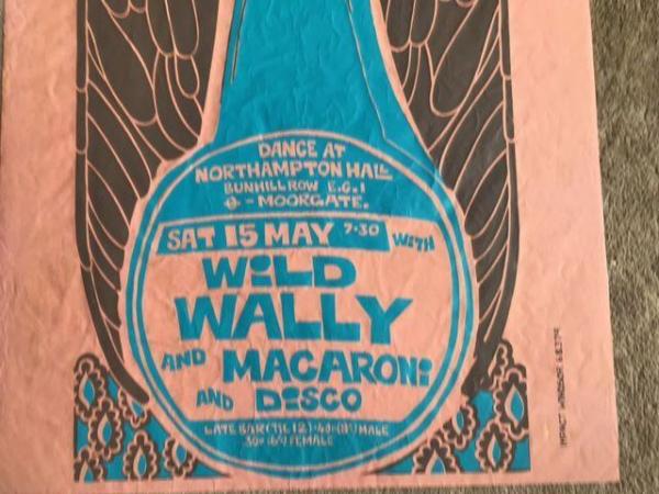 Image 3 of 1971 Wild Wally & Macaroni gig poster