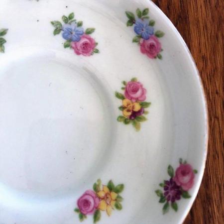 Image 2 of 2 Tuscan China saucers, small floral sprays. £3 ovno both.