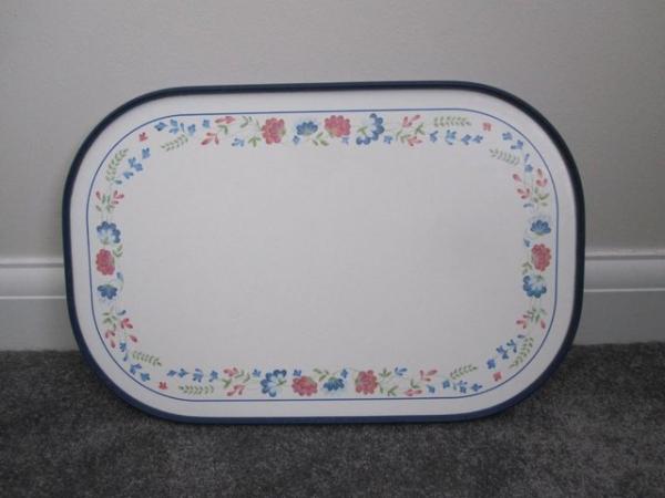 Image 1 of Floral tray for kitchen