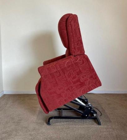 Image 11 of RESTWELL LUXURY ELECTRIC RISER RECLINER RED CHAIR ~ DELIVERY