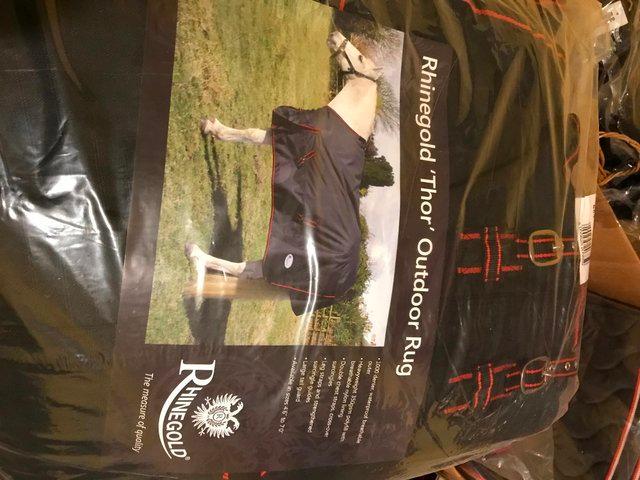 Preview of the first image of NEW THOR TURNOUT RUGS SIZES 4/6 TO 7/0 FR £36..